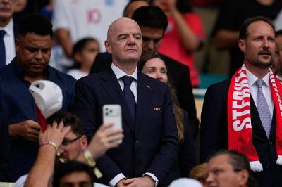 Infantino forlot VM rett før semifinalen