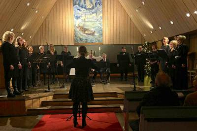 Porsangerne tok lokal korsang til nye høyder: Julestemninga er sikret