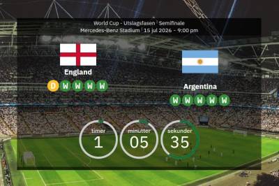England mot Argentina live: Bekreftede lagoppstillinger – Morgan Rogers starter mot Messi & co