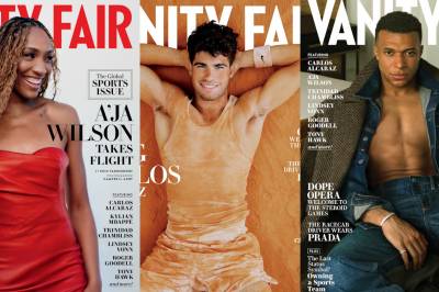 Carlos Alcaraz, A'ja Wilson og Kylian Mbappé er hovedpersonene i Vanity Fairs første globale sportsutgave