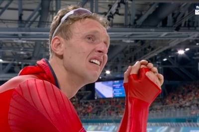Se Sander Eitrem ta til tårene etter OL gull og olympisk rekord