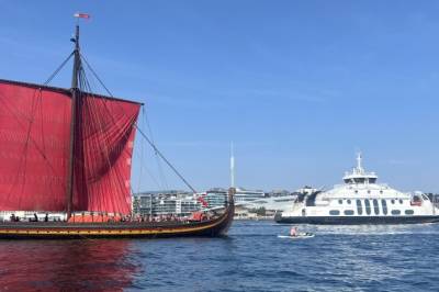 Motorløse vikingskip til besvær