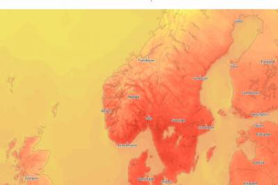 Venter opp mot 33 grader