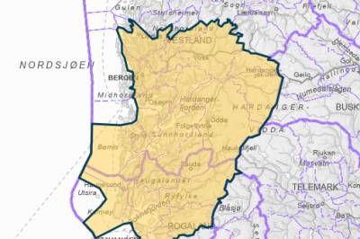 Flom- og skredfare i deler av Vestland og Rogaland