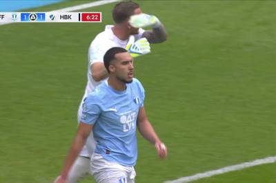 Omar Faraj med mål mot Malmö