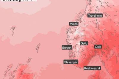 – Opp mot 30 grader