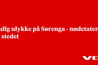 Mulig ulykke på Sørenga - nødetater på stedet