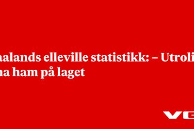Haalands elleville statistikk: – Utrolig å ha ham på laget