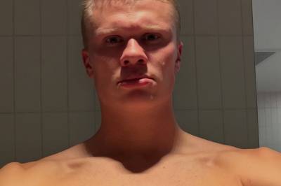 Haaland deler «klorebilde»