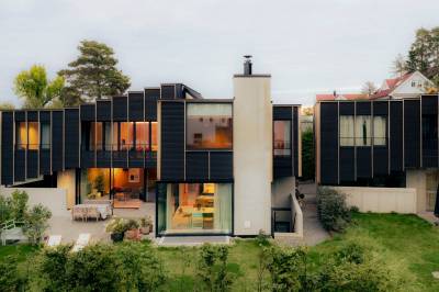 Det viktigste rommet er på utsiden av husveggen