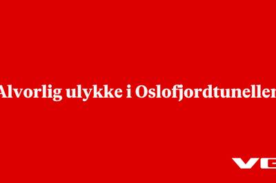 Alvorlig ulykke i Oslofjordtunellen