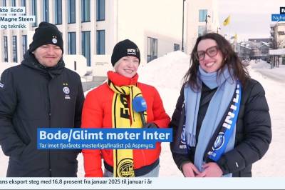 Kryr av italienere i Bodø før storkamp