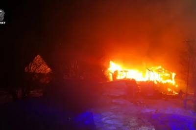 Levninger funnet etter brann på Bømlo