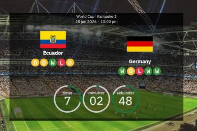 Ecuador mot Tyskland: VM 2026 – lagoppstillinger, statistikk, forhåndsvisning og spådom