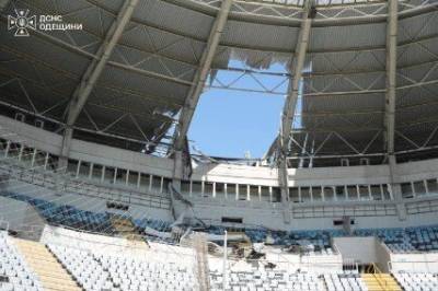 Russisk angrep mot fotballstadion