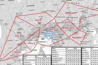 Midlertidige luftfartsrestriksjoner 20. til 21. oktober 2026