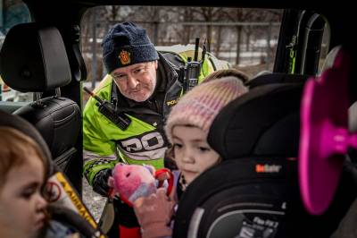Flere foreldre fikk tilsnakk av politiet for slurv med sikring av barn