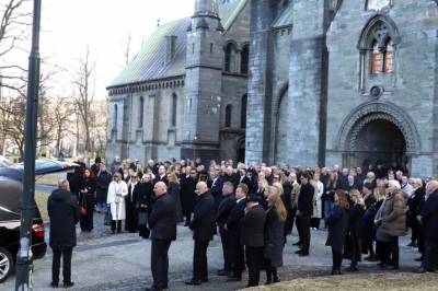 Kjendisene tok et siste farvel