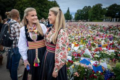 Pyntet seg for kongen