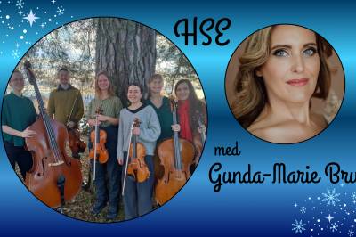 Romjulskonsert med Gunda-Marie Bruce og Hadeland Strykeensemble