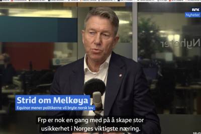 Energiministeren sprakk på Dagsnytt 18