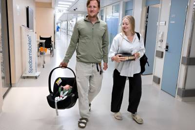 Fikk sitt tredje barn på KK: – Føltes som et spahotell
