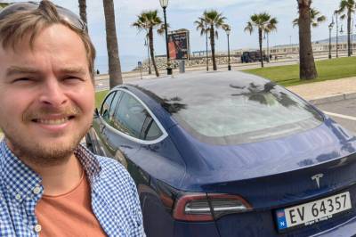 Axel kjørte elbil fra Bærum til Marokko