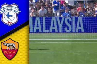 Se høydepunktene fra Cardiff City - AS Roma