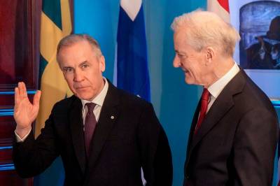 Pressekonferanse: Tysk forbundskansler og kanadisk statsminister besøker Norge