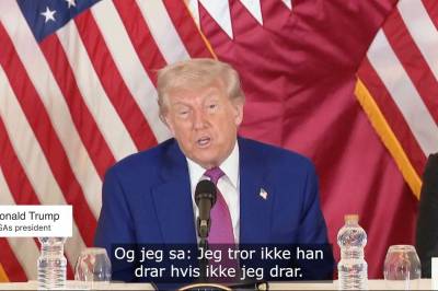 Trump: – Ingenting kommer til å skje  før Putin og jeg møtes, ok?