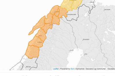 En person er savnet etter snøskred i Nordland 