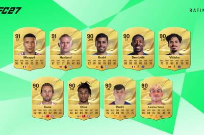Here er de 27 beste mannlige og kvinnelige spillerne i EA Sports FC 27