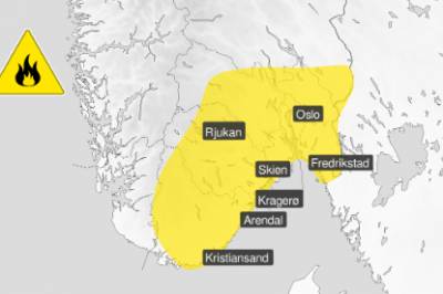 Har sendt ut dobbelt farevarsel