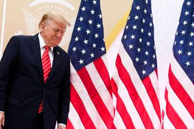 Trump taler i Det hvite hus