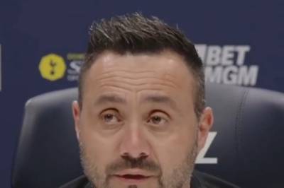 De Zerbi droppet nød-klausul i Tottenham-kontrakten