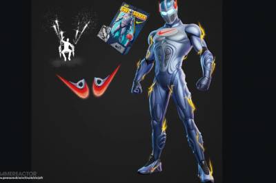Swoosh-Man, Nikes ikoniske maskot fra 90-tallet, gjør en overraskende opptreden i Fortnite