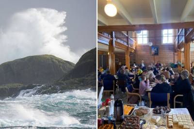 Stormen «Dave»: Måtte bryte opp fra bingoen for å rømme øya