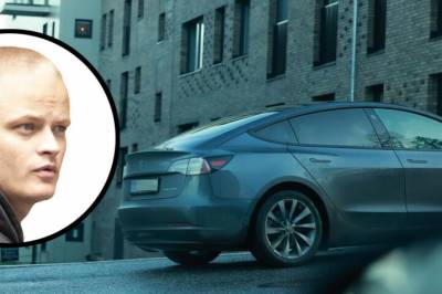 Her er Marius' bil utenfor offerets hjem