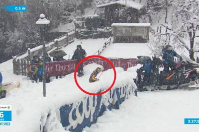 Skuter blokkerte løypa rett før mål: – Jeg tenkte «What the f***!?»