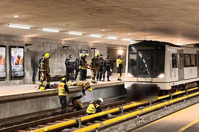 Oslo: Person påkjørt av T-banen