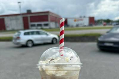 Selger milkshake for første gang
