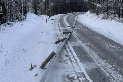 Rev opp 100 meter autovern på fjellvei