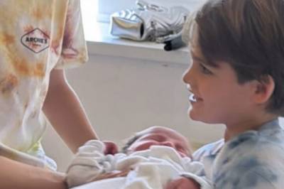 Endelig er babyen her