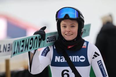 Eirin Maria Kvandal på pallen i Falun