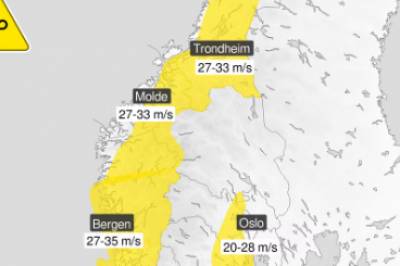 Uvanlig vind rammer store deler av Norge: – En alvorlig situasjon