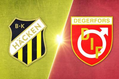 Se BK Hacken - Degerfors på 25 minutter