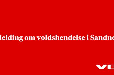 Melding om voldshendelse i Sandnes 
