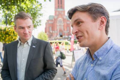 Utfordrer Sp-Vedum til samarbeid