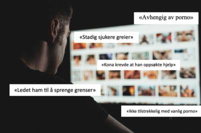 Skylder på pornoavhengighet: «Utviklet seg til stadig sjukere greier»