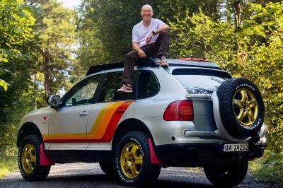 Kjøpte Porschen for vrakpant – bygget den om til «radiostyrt» bil